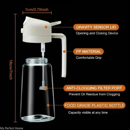 500ml Olive Oil Sprayer Bottle For Home